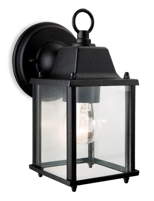 Coach Black Lantern IP23 Wall Light