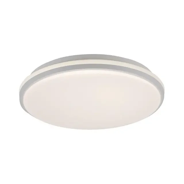 Colin White with White Opal Circular 340mm LED Flush Ceiling Light