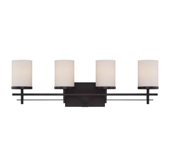 Colton Four Light Bath Bar in English Bronze (51|8-338-4-13)