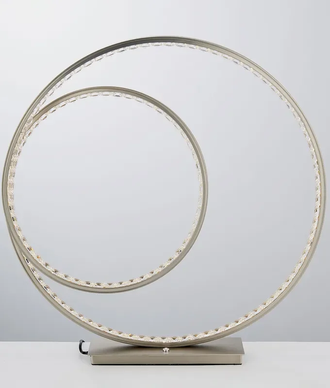 Contemporary Continuous Loop Touch LED Table Light