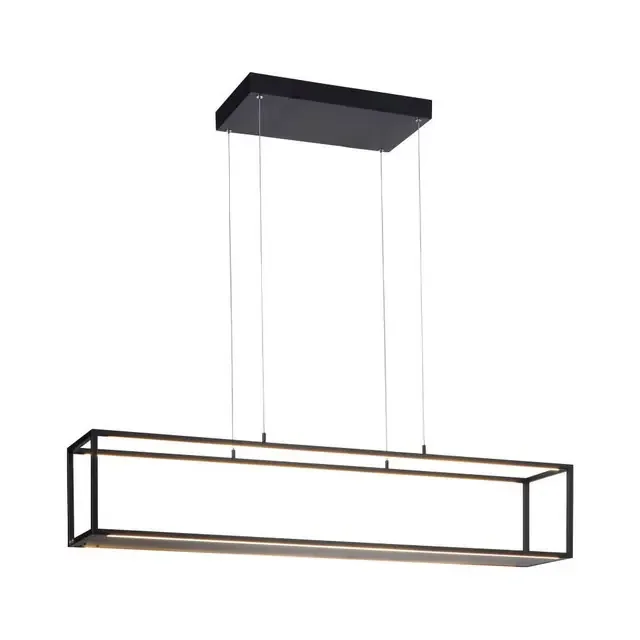 Conture 4 Light Black Shelf Bar Pendant
