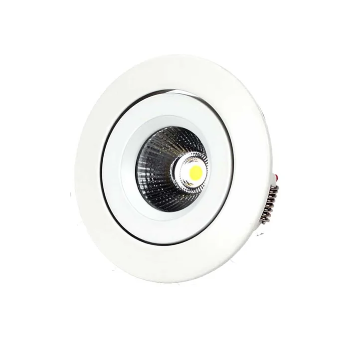 Core Lighting DLC310-40K-BK Low Profile Adjustable LED Downlight, 5W, 4000K, Black