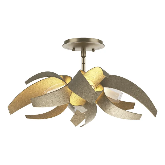 Corona Four Light Semi-Flush Mount in Soft Gold (39|128712-SKT-84-YE0352)