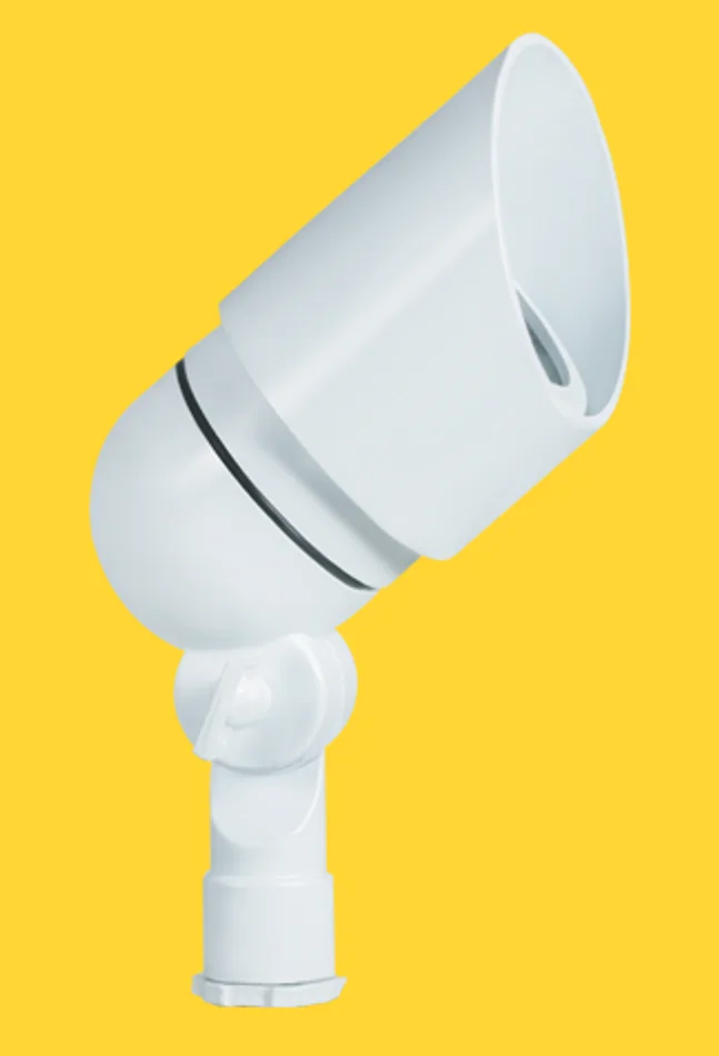 Corona Lighting CL-505-BZ Diecast Aluminum Outdoor Directional Light with Rotatable Shroud, 12V, 35W MR16, Bronze