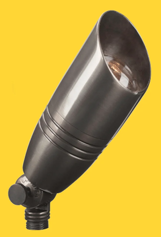 Corona Lighting CL-525B-GM Cast Brass Outdoor Directional Light, 12V, 50W MR16, Gun Metal