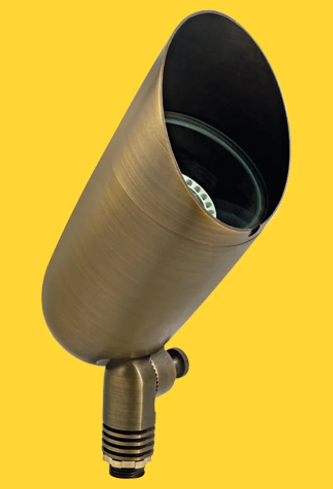 Corona Lighting CL-526B-AB Cast Brass Outdoor Directional Light, 12V, 75W MR16, Antique Bronze