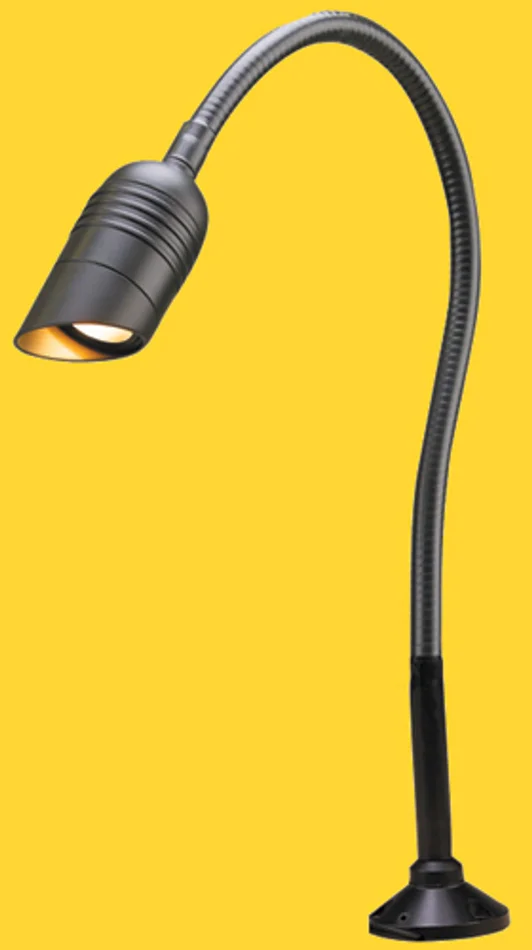 Corona Lighting CL-802-D-BK-12 12″ Flexible Steel BBQ Deck Light, 12V, 35W MR11, Black