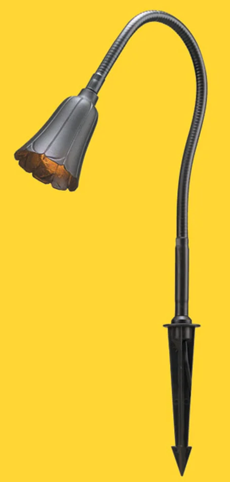Corona Lighting CL-803-F-BK-24 24″ Flexible Steel Garden Light, 12V, 50W MR16, Black