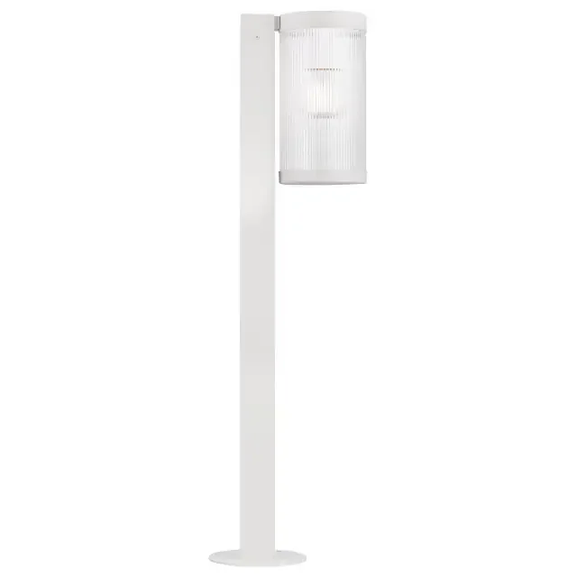 Coupar White with Cylindrical Diffuser IP54 Bollard