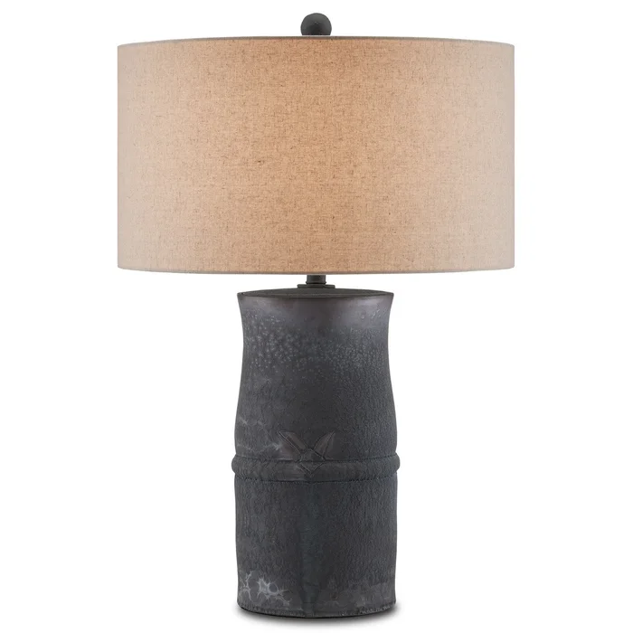 Croft Black Table Lamp One Light Table Lamp in Charcoal (142|6000-0779)