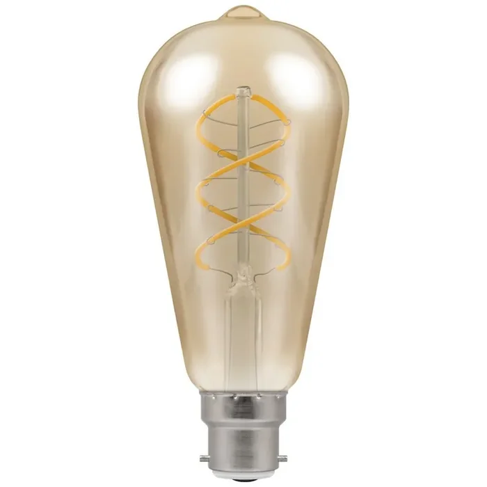 Crompton Vintage Pear Spiral LED Filament Bulb