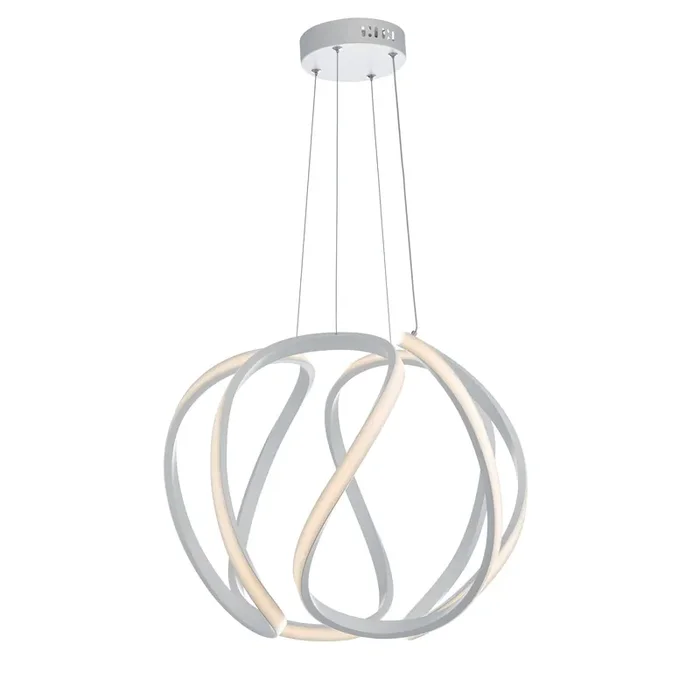 Dar Lighting Alonsa Pendant Large White LED • ALO862