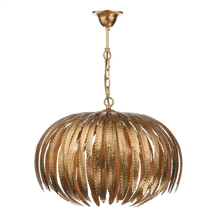 Dar Lighting Atticus 5 Light Pendant Gold • ATT0535