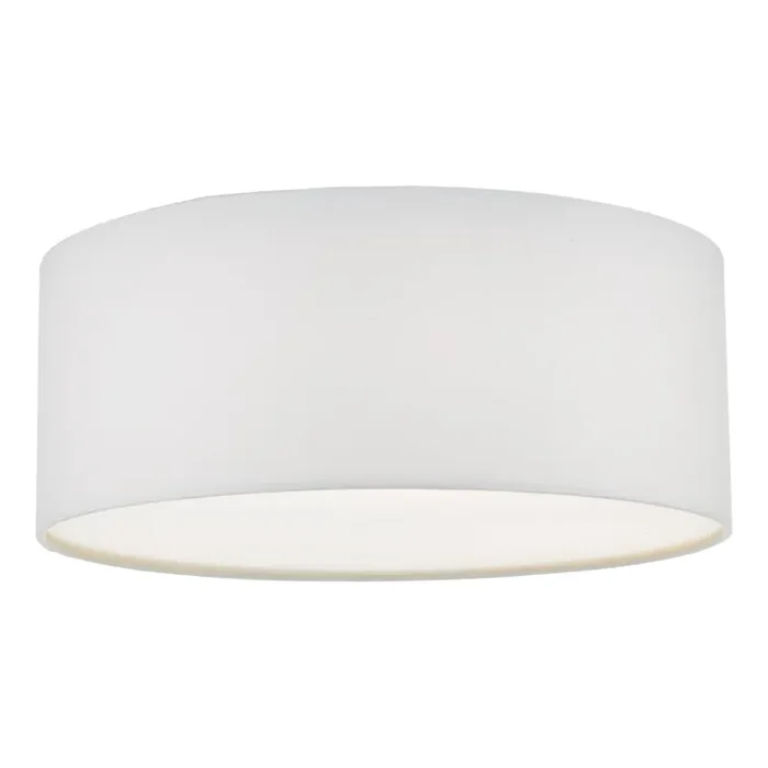 Dar Lighting Cierro 3 Light Flush Ivory 40cm • CIE5215