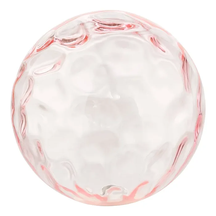 Dar Lighting GL13 Mix & Match Pink Dimpled Glass • GL13