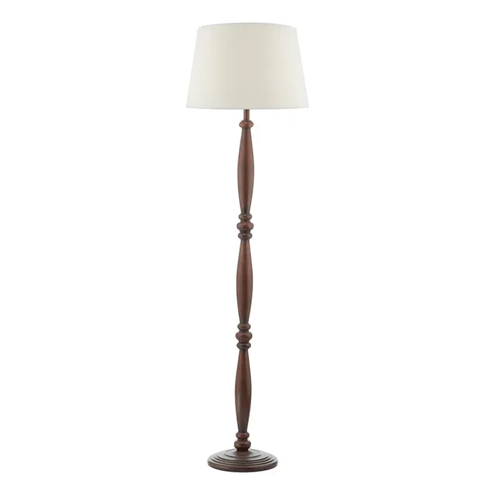 Dar Lighting Hayward Floor Lamp Dark Wood Base Only • HAY4947