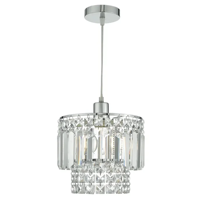 Dar Lighting Kyla Easy Fit Polished Chrome & Assorted Glass • KYL6550