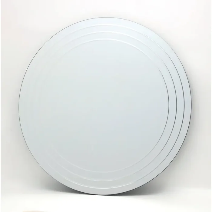 Dar Lighting Meora Round Bevelled Mirror 100cm • 002MEO100