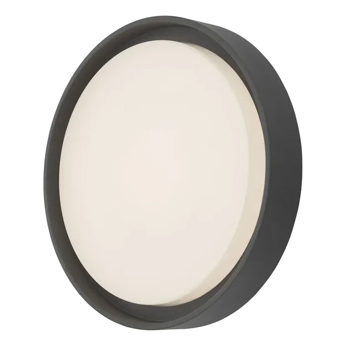 Dar Lighting Ralph Large Outdoor Wall Light Anthracite IP65 LED • RAL5039