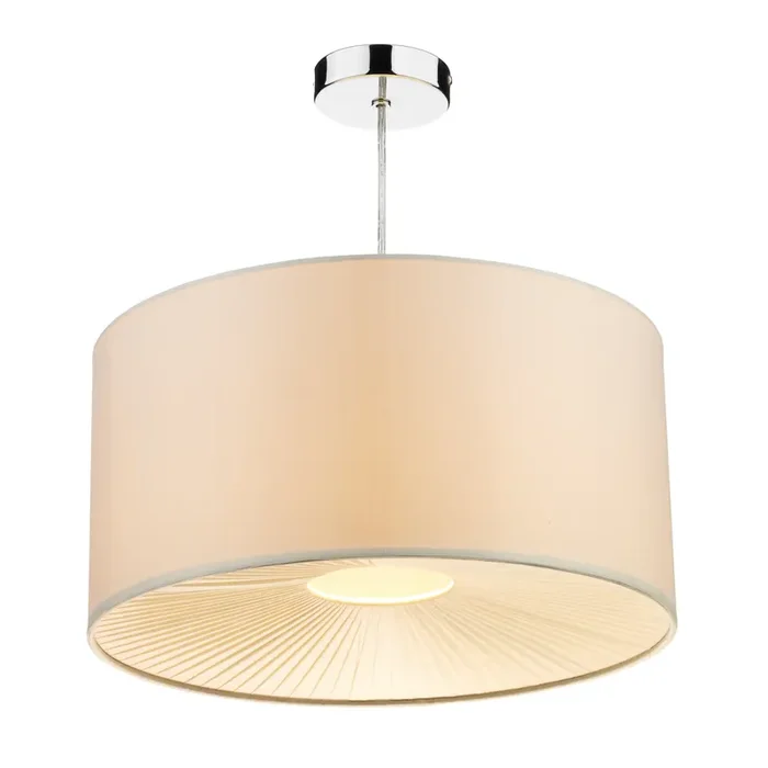 Dar Lighting Rita Non Elec Pendant 2 Tone Cream • RIT6533