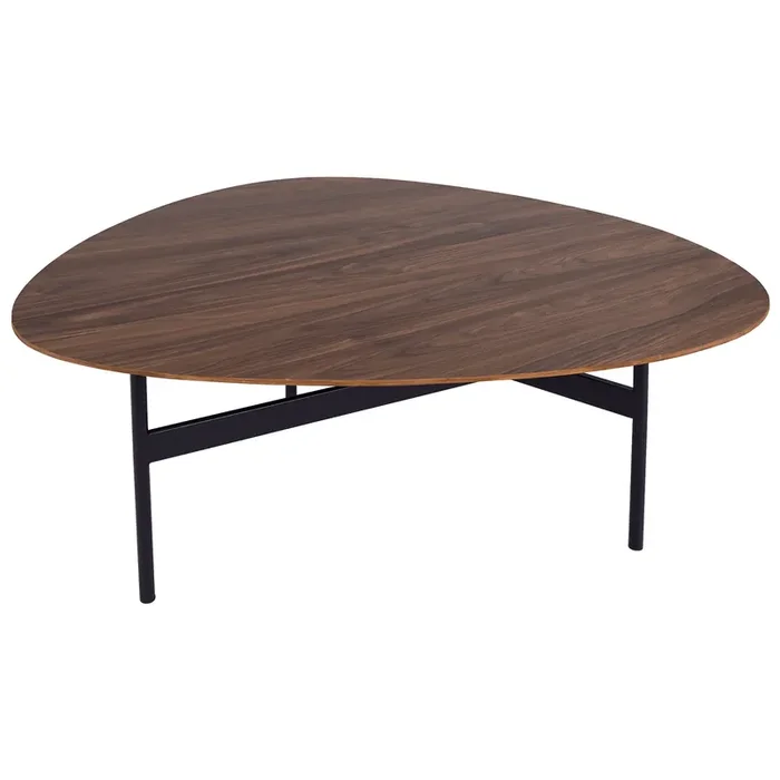 Dar Lighting Roald Large Table Walnut Effect • 001ROA002
