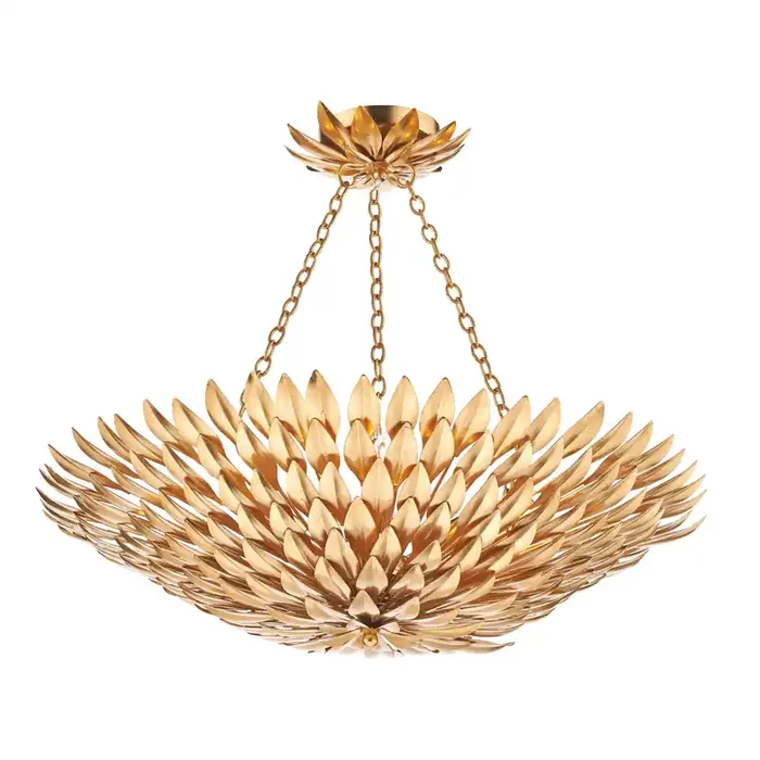 Dar Lighting Volcano 5 Light Pendant Gold • VOL5435