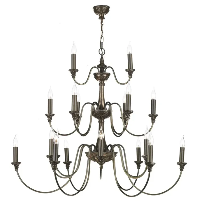 David Hunt Lighting BAI2163 Bailey 21 Light Bronze Ceiling Light • BAI2163 BESPOKE
