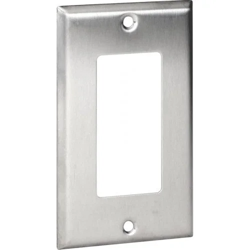 Decorator/GFI Stainless Steel Wall Plate- Multiple Sizes