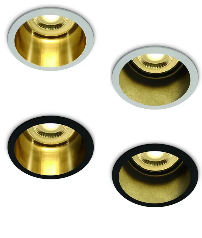 Deep GU10 Recessed Mains Spot Light – 4 Finishes