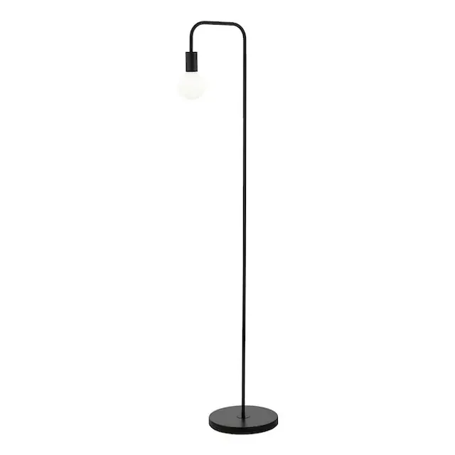 Dena Matt Black Floor Lamp