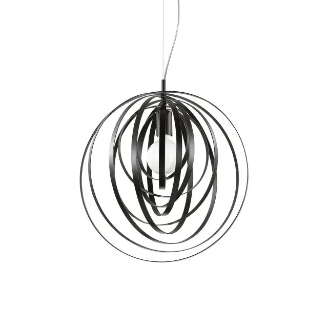 Disco SP1 Black with Rotatable Rings Shade Pendant Light