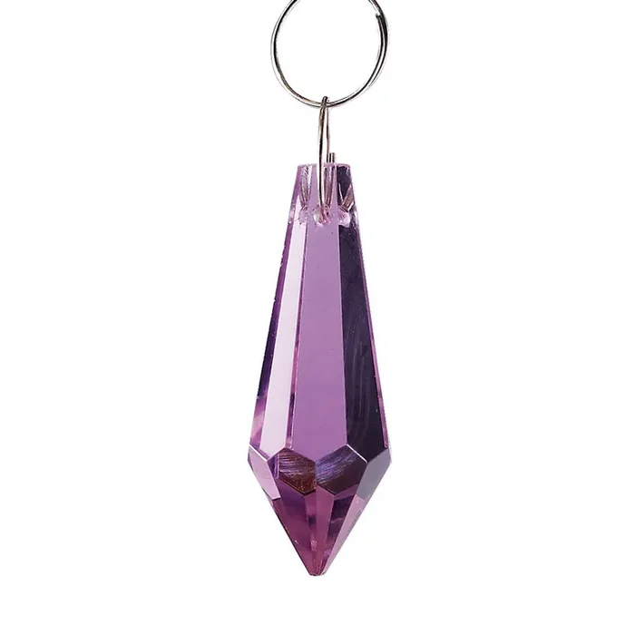 Diyas C70051 Crystal Drop Without Ring Lilac 36mm • C70051