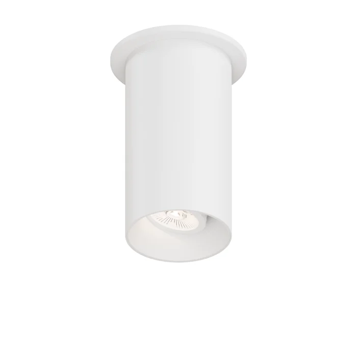 DMF Lighting XCS-R-6-S-A-07-NS-0-40-WH-T-00-S Adjustable 6 Inch LED Cylinder Surface Mount, Narrow Spot (20°) Beam, 750 Lumens, TRIAC/ELV Dimming, 4000K, White