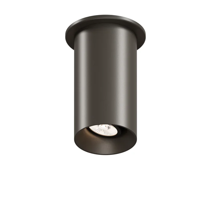 DMF Lighting XCS-R-6-S-D-15-SP-0-35-BZ-O-00-S 6 Inch LED Cylinder Surface Mount, Spot (30°) Beam, 1500 Lumens, 0-10V Dimming, 3500K, Bronze