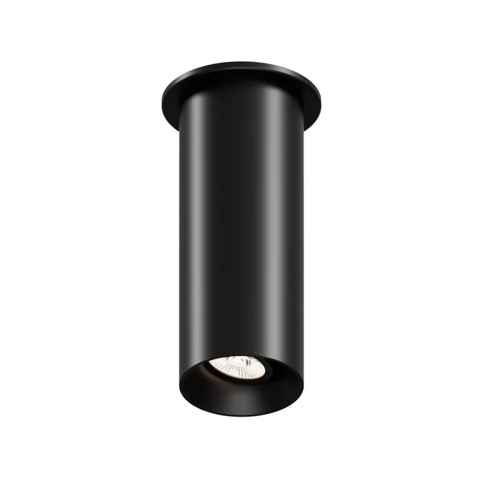 DMF Lighting XCS-R-9-S-D-07-FL-0-27-BK-T-00-S Adjustable 9 Inch LED Cylinder Surface Mount, Flood (40°) Beam, 750 Lumens, TRIAC/ELV Dimming, 2700K, Black