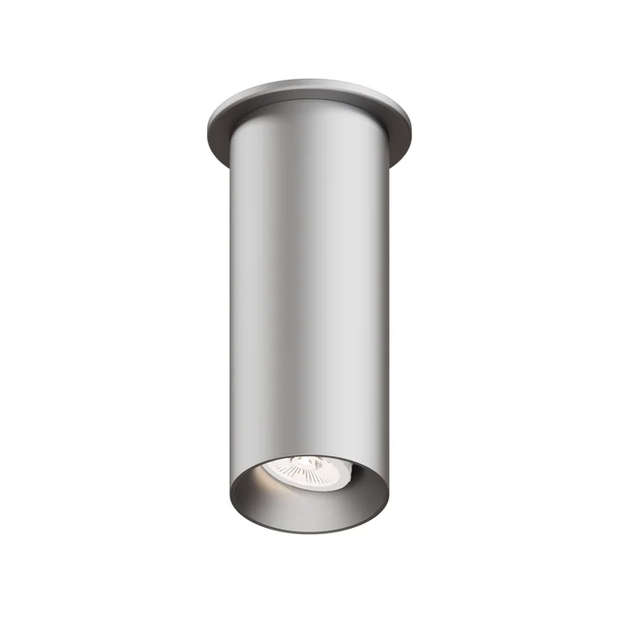 DMF Lighting XCS-R-9-S-D-15-WF-0-27-BA-O-00-S 9 Inch LED Cylinder Surface Mount, Wide Flood (50°) Beam, 1500 Lumens, 0-10V Dimming, 2700K, Brushed Aluminum