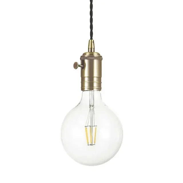 Doc SP1 Antique Brass Pendant Light