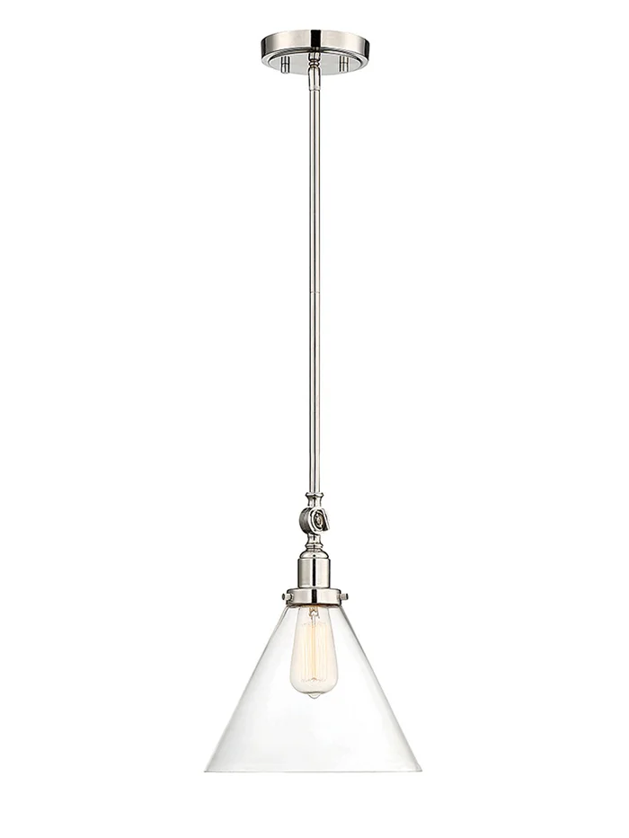 Drake One Light Pendant in Polished Nickel (51|7-9132-1-109)