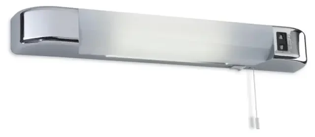 Dual Chrome with Opal Diffuser LED Shaver Light