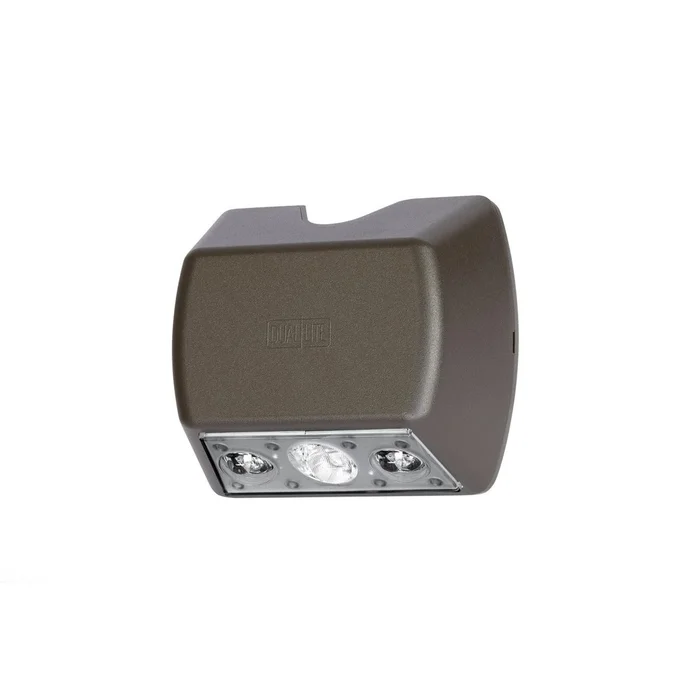 Dual-Lite ELORDB Outdoor LED Remote for ELSS Central Battery, 3 LEDs, 933 Lumens, 8W, 5000K, Dark Bronze