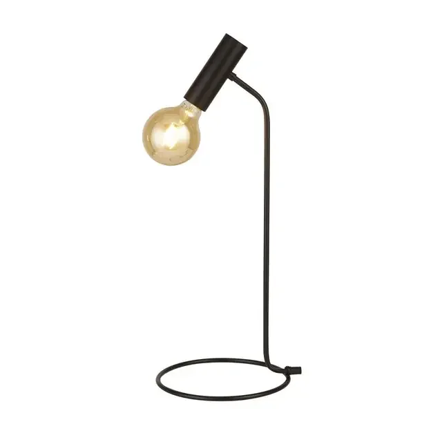 Dulwich Black with Clear Diffuser Table Lamp