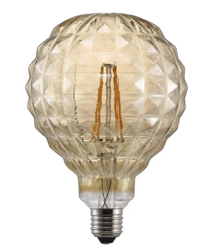 E27 125mm 2w LED Globe lamp – Waffle Decorative Design