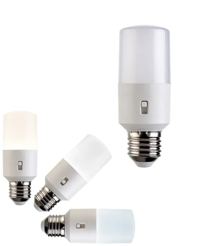 E27 8W CCT Adjustable Tubular LED Lamp – 720 Lumens, 3000K–6000K