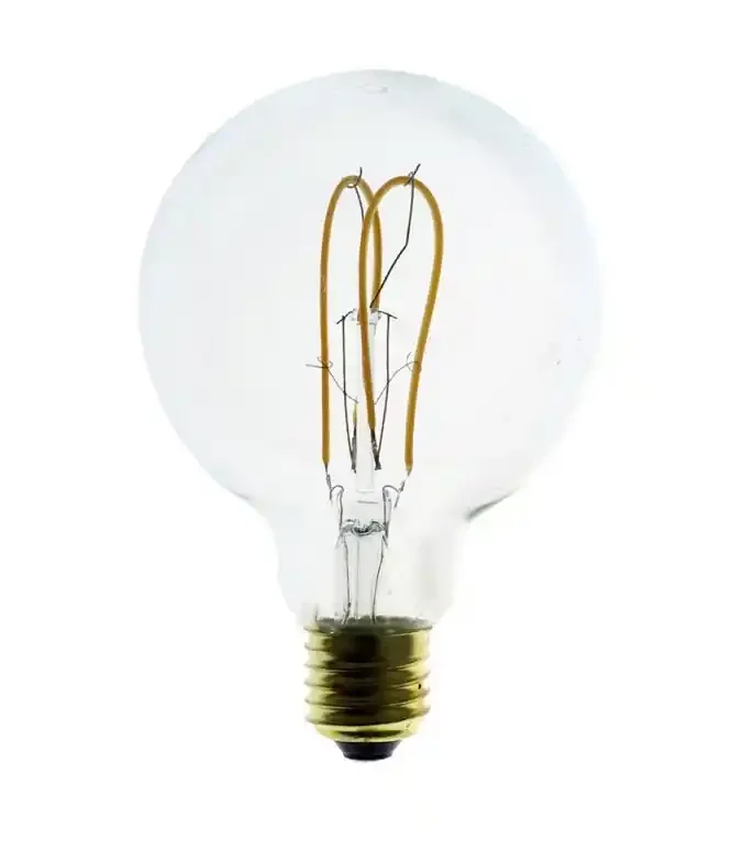 E27 95mm 5w Double Loop Clear LED Globe Lamp