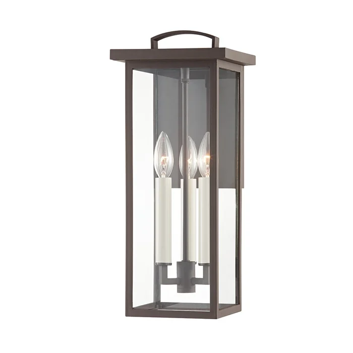 Eden Three Light Outdoor Wall Sconce in Textured Bronze (67|B7522-TBZ)
