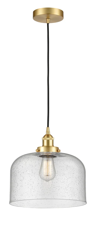 Edison LED Mini Pendant in Antique Brass (405|616-1PH-AB-G71-L-LED)