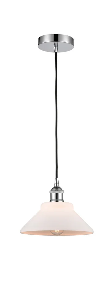 Edison One Light Mini Pendant in Polished Chrome (405|616-1P-PC-G131)