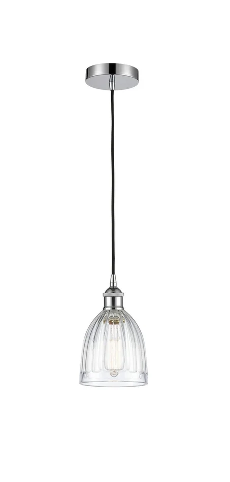 Edison One Light Mini Pendant in Polished Chrome (405|616-1P-PC-G442)