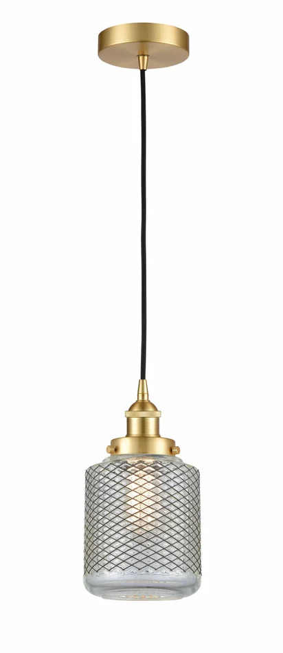 Edison One Light Mini Pendant in Satin Gold (405|616-1PH-SG-G262)