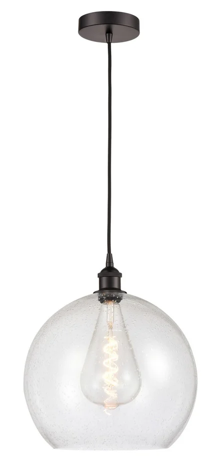 Edison One Light Pendant in Oil Rubbed Bronze (405|616-1P-OB-G124-14)